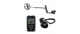 XP DEUS X35 28 RC WS4 metal detector complete set including remote control and headphones.