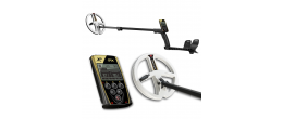 XP ORX 22 HF RC metal detector with larger view of Coil and remote control.