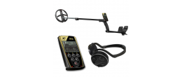 XP ORX X35 22 RC WS audio metal detector including headphones and remote control.