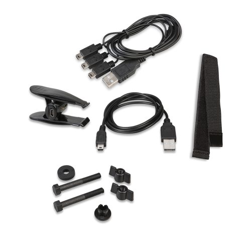 Various components of the XP ORX X35 28 RC WS Audio metal detector.