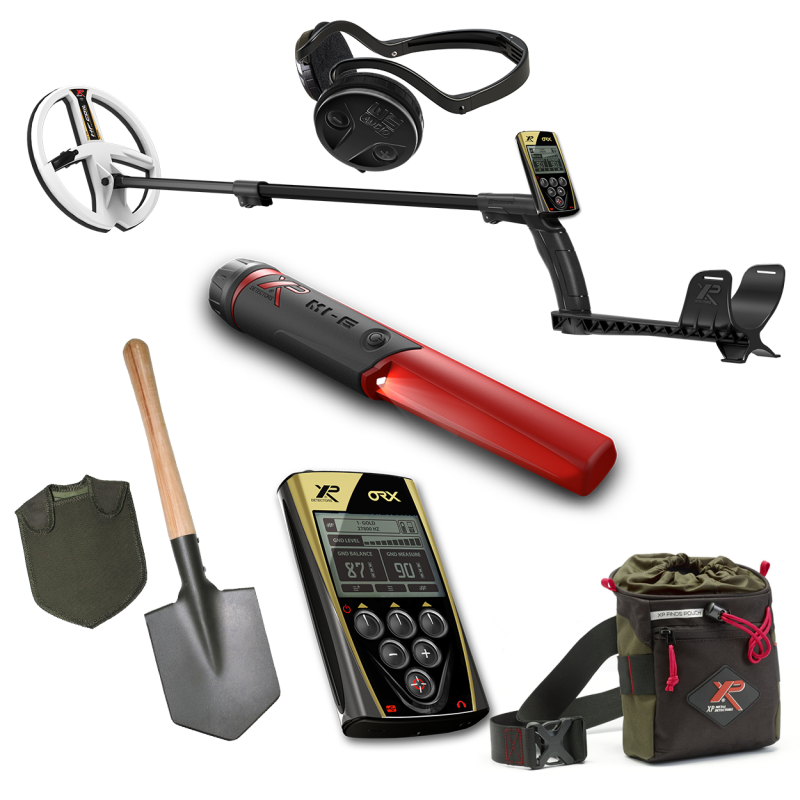 XP ORX 22 HF RC WSA complete set including field spade , pinpointer , remote control and Pouch.