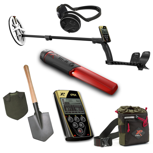 XP ORX EL HF RC WSA complete set with pinpointer, remote control, Pouch and field spade.