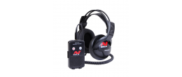 Headphones and WM 10 wireless module of the Minelab CTX 3030 GPS metal detector.
