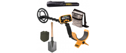 Garrett ACE 200i metal detector complete set with pinpointer, Pouch and field spade.
