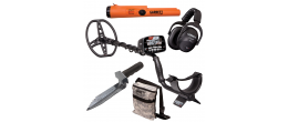 Garrett AT MAX Z-Lynk metal detector complete set with Pouch, Digging knife, pinpointer and headphones.