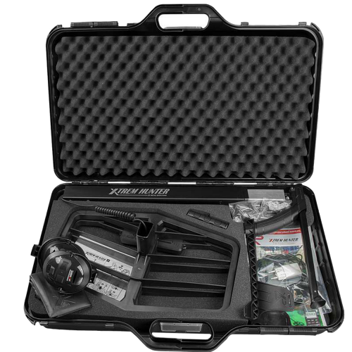 XP XTR-115 Xtrem Hunter metal detector with WSA II headphones and case.