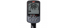 Display and buttons of the Minelab Equinox 700 Multifrequency Metal Detector.